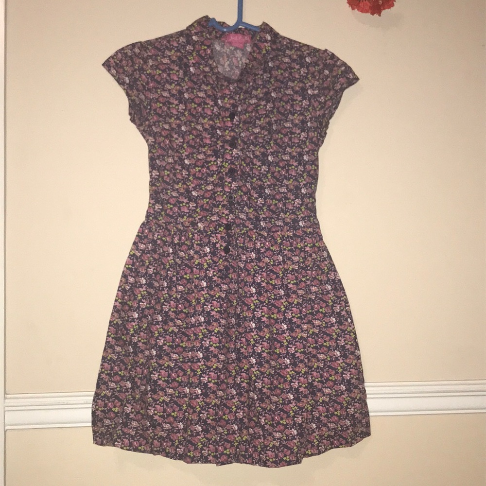 Floral Collared Dress